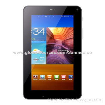 7.0-inch 3G Tablet PC, MSM8625/8225 Dual-core, 1.2GHz CDMA, EVDO 800/512MB ROM + 4GB RAM/BT/GPS